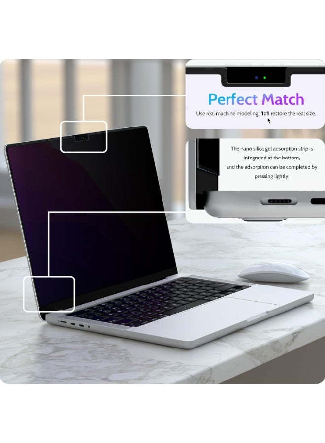 Magnetic Privacy Screen for MacBook Air 15 Inch (2023-2025, M2 M3 M4) - A2941 A3114 A3241, 15inch Removable Matte Anti Blue Light Glare Filter for Mac Air 15.3" - Image 3